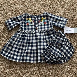 Baby dress with bloomers newborn
